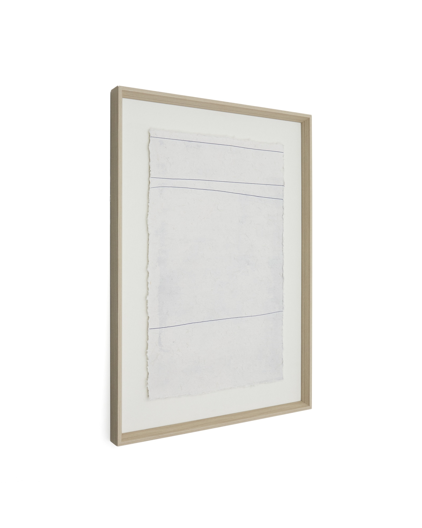 Durkan Абстрактная картина на переработанной бумаге белая 50 x 70 см La Forma (ex Julia Grup)