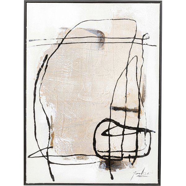 Картина в раме Dust Grey 55x75cm KARE 57843