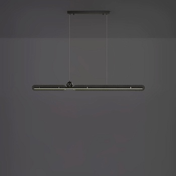 Реечный, рядный светильник CHIFFA B L100 Black by ImperiumLoft