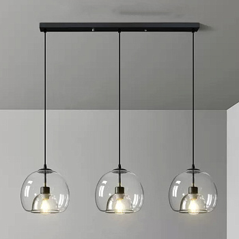 Подвесной светильник FOCUS TRIO L80 Transparent by ImperiumLoft