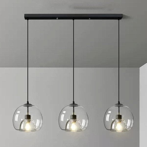 Подвесной светильник FOCUS TRIO L80 Transparent by ImperiumLoft