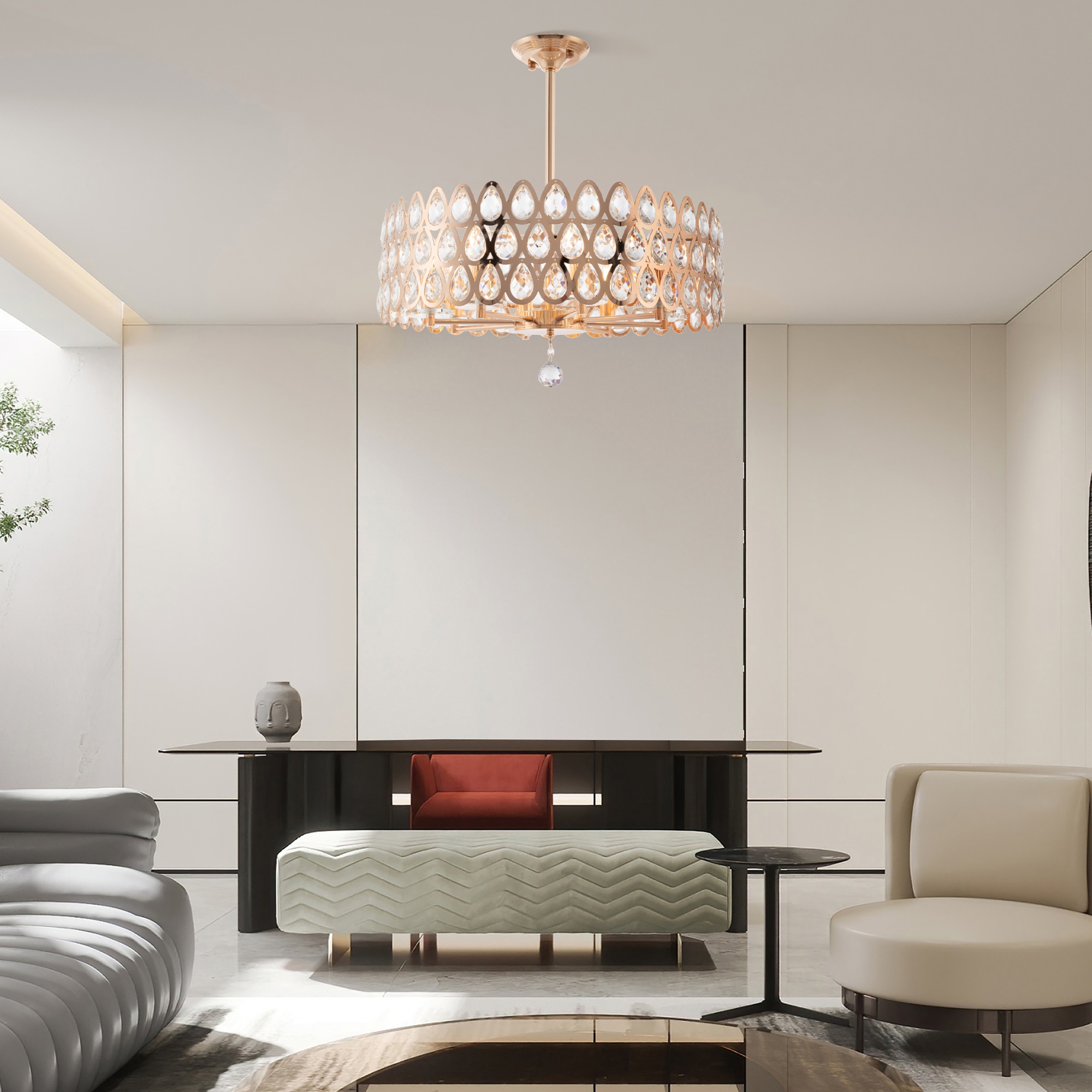 Люстра 371019/8/300/580 GD Arte Milano