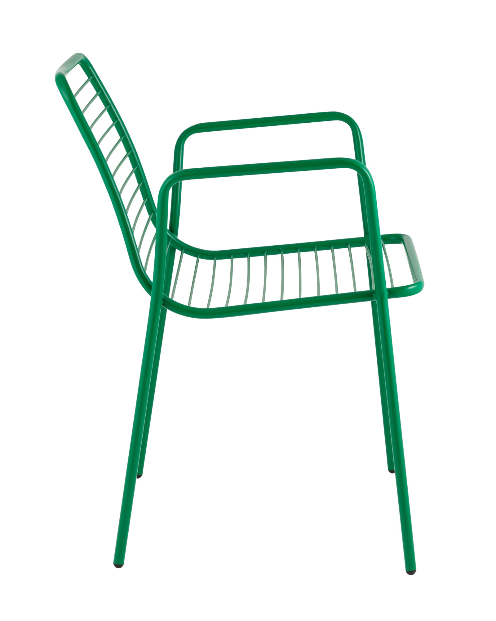 Стул с подлокотниками Дели металл зеленый Stool Group