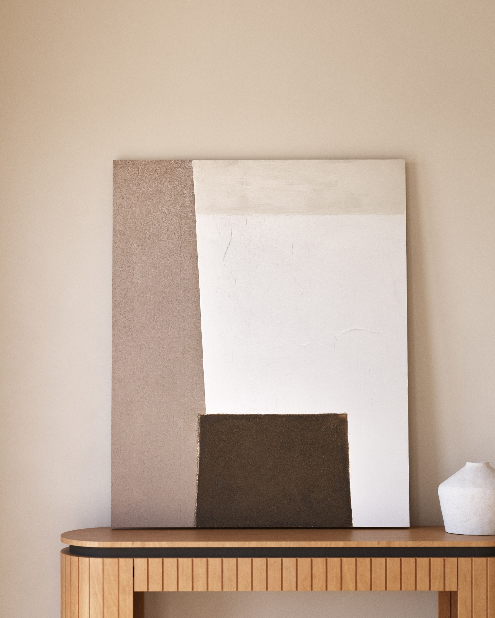 Licia Консоль с 1 ящиком массив дерева манго 120 x 110 см La Forma (ex Julia Grup)