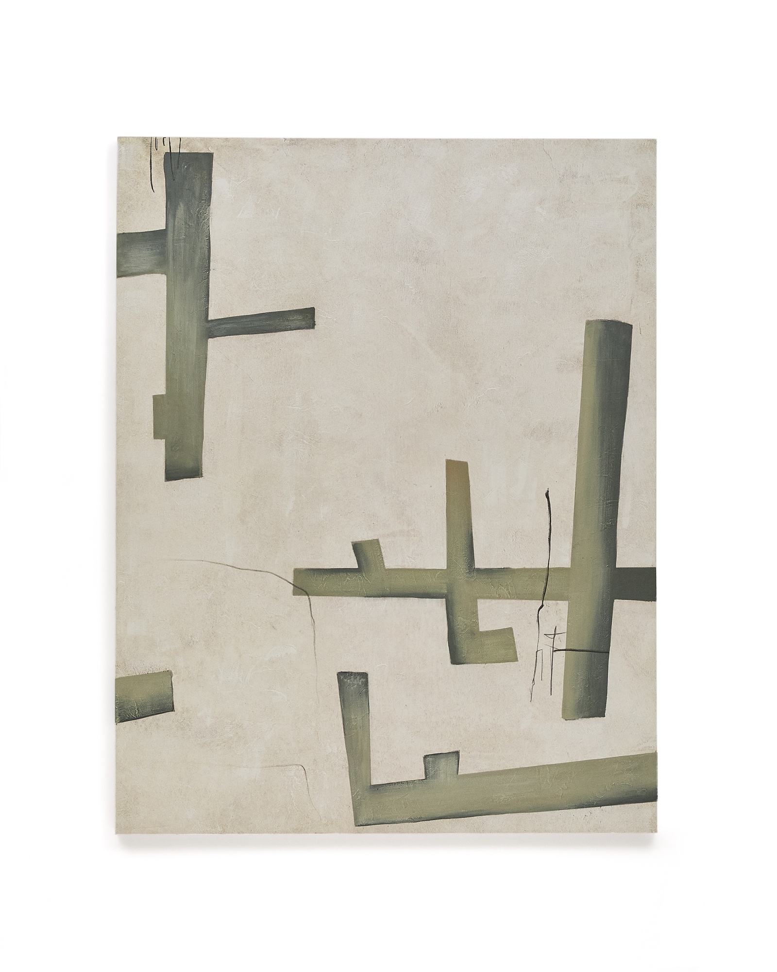 Fida Зеленый абстрактный холст 180 x 140 см La Forma (ex Julia Grup)