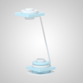 Настольная лампа KIRKE Blue Круг by ImperiumLoft