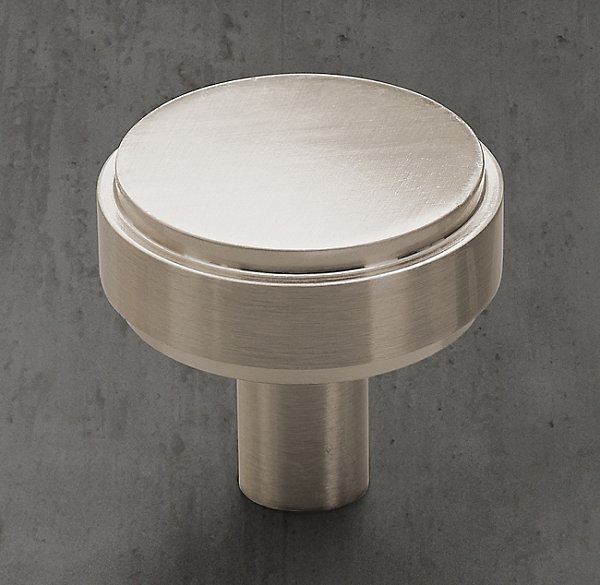 Ручка-кнопка Restoration Hardware Lambeth d.3.2 Satin Nickel
