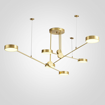 Подвесная люстра TECHNUM LED GOLD by ImperiumLoft