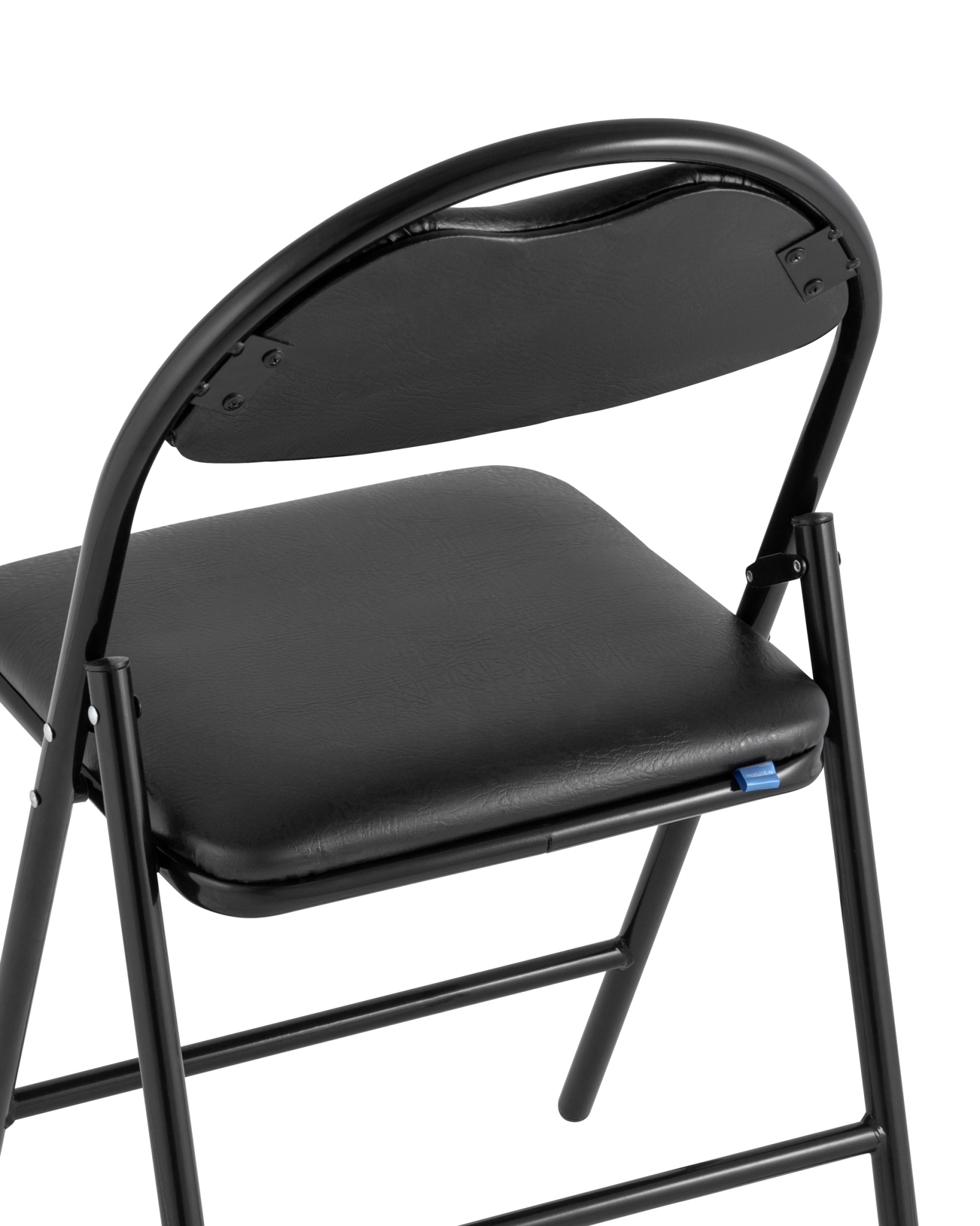 Стул складной Hagen экокожа черный каркас черный Stool Group