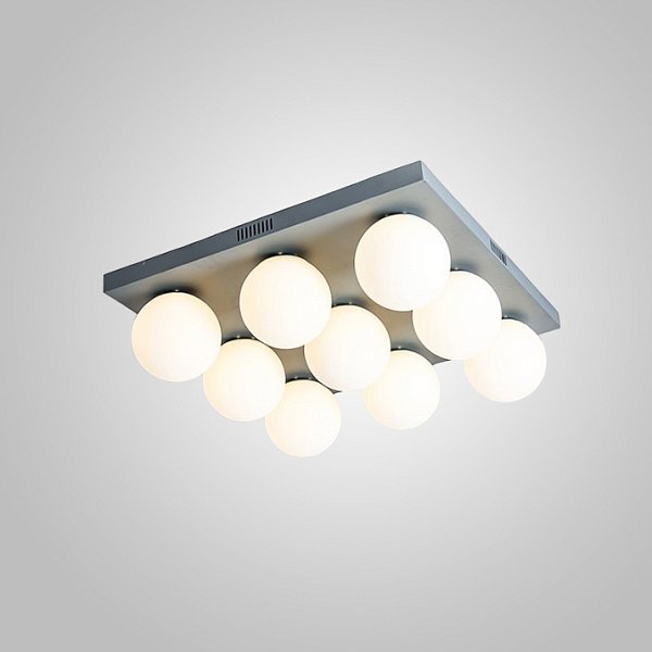 Подвесная люстра BOARD ORB L9 Grey by ImperiumLoft