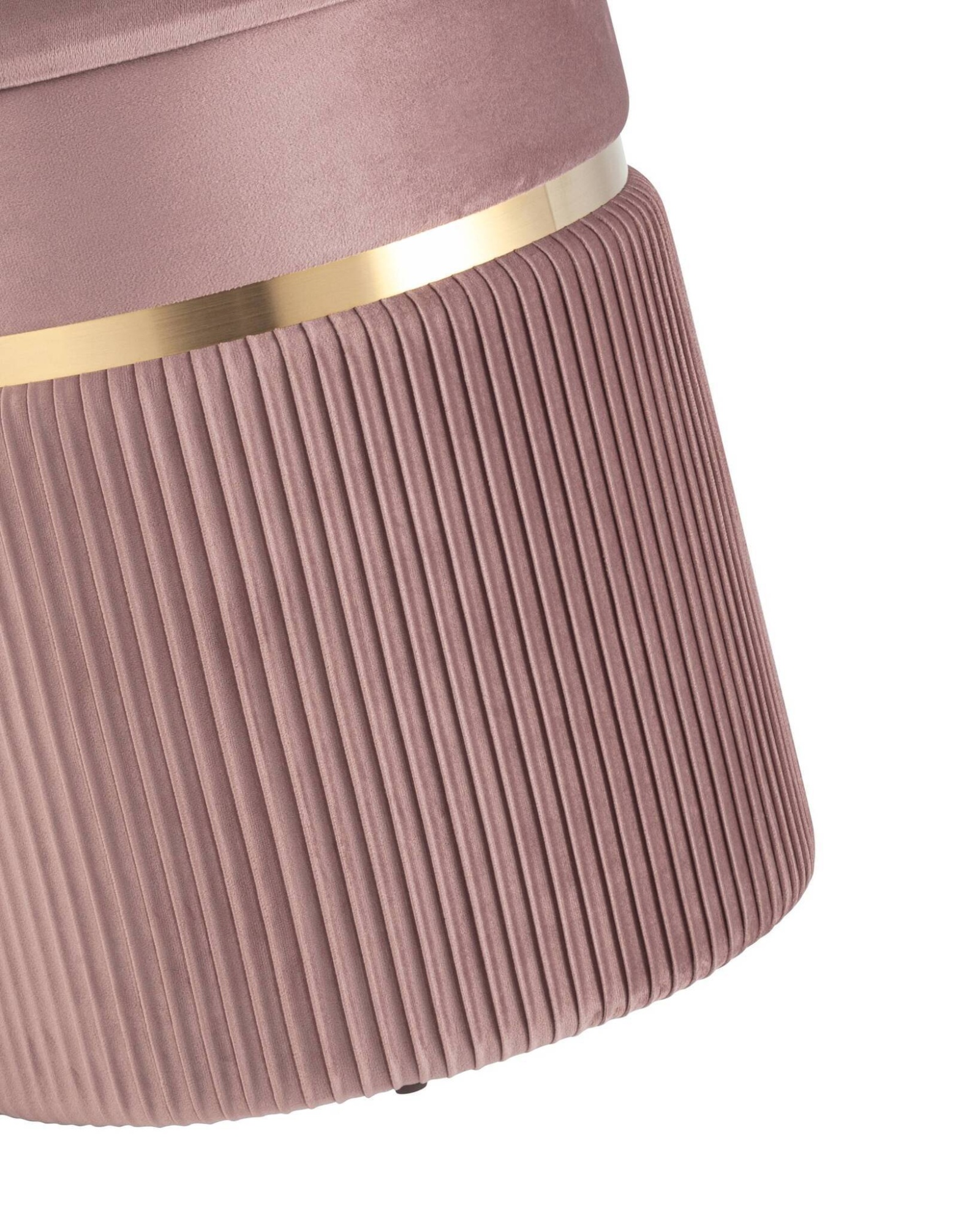 Пуф Миранда с ящиком велюр розовый Stool Group
