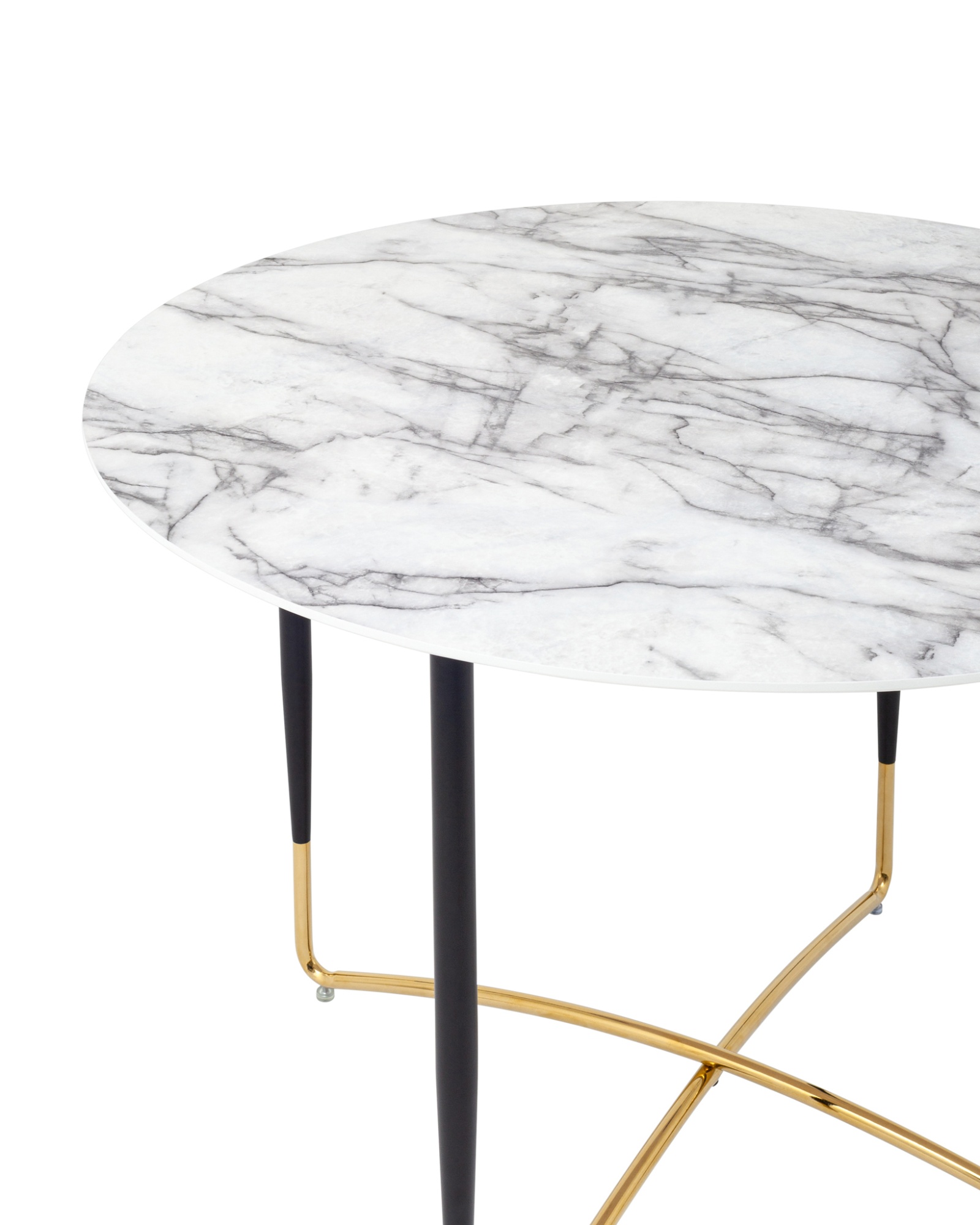 Стол обеденный Даймакс 110*110 белый мрамор Stool Group