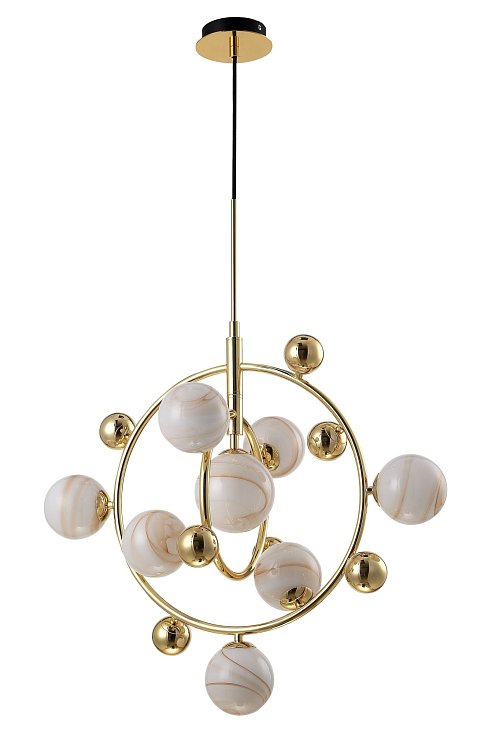 Светильник подвесной Crystal Lux SALVADORE SP8V GOLD