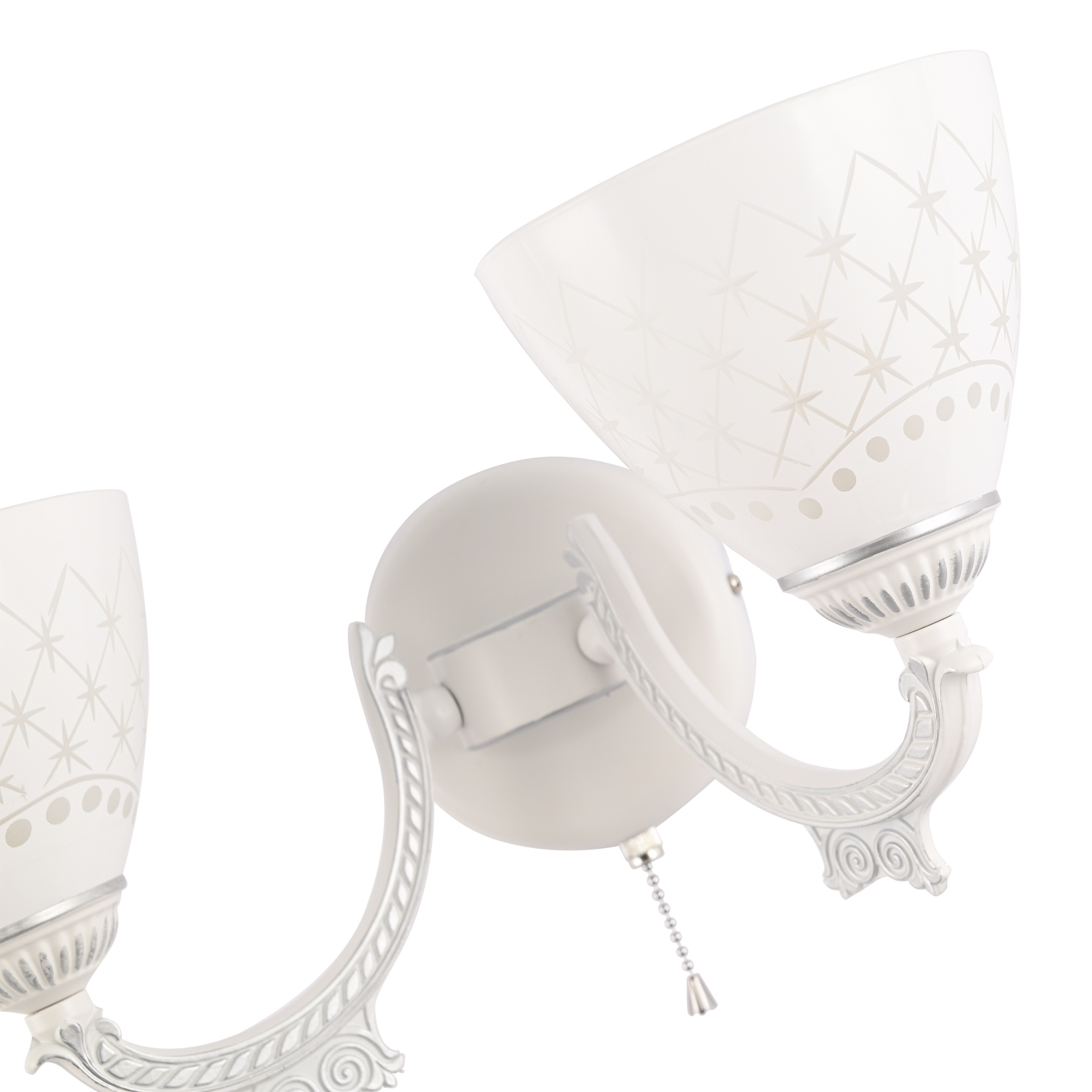 Бра с плафонами 343837/2W WT+SL Arte Milano