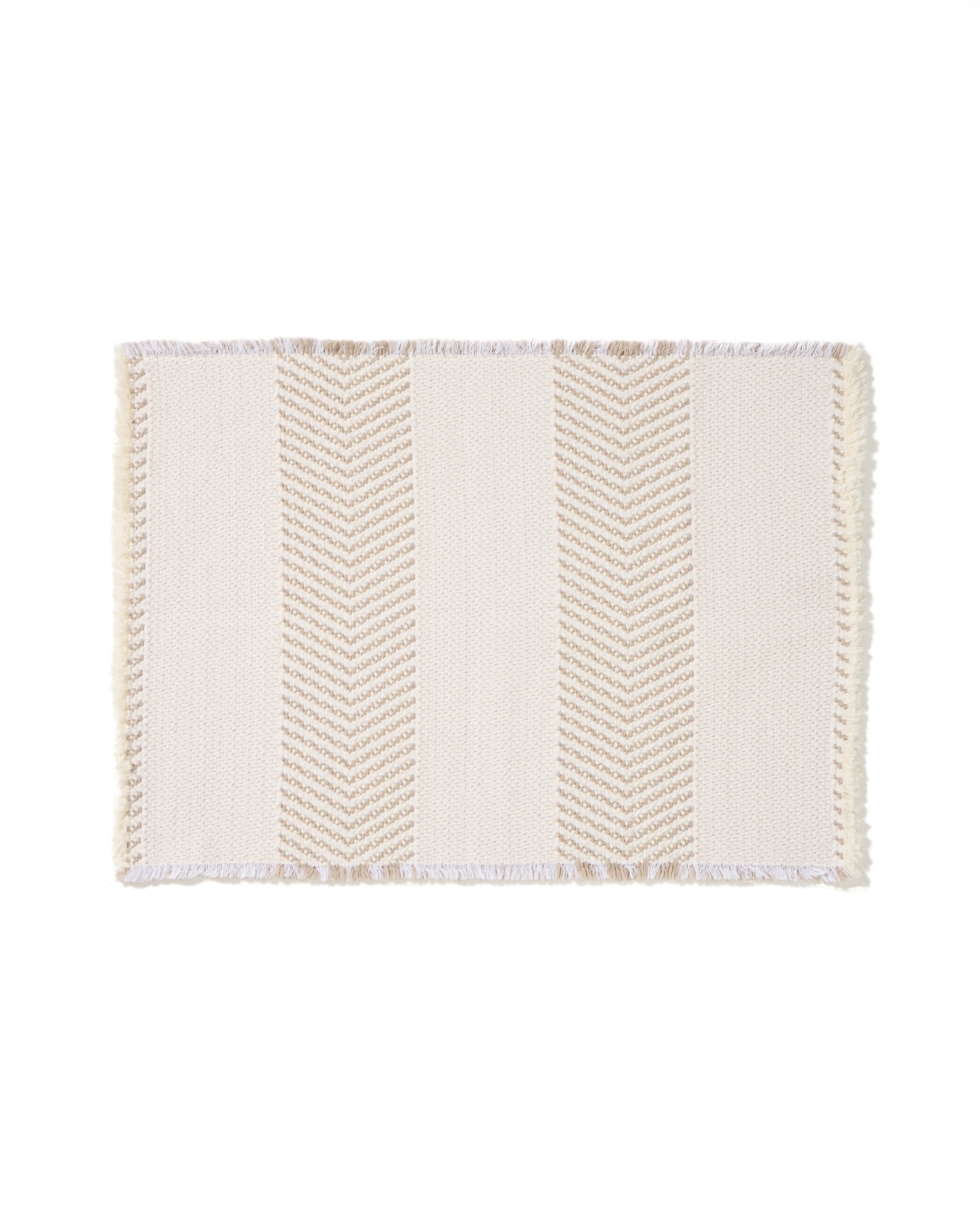 Коврик для ванной Bina из 100% хлопкового жаккарда цвета экрю 50 x 70 см La Forma (ex Julia Grup)