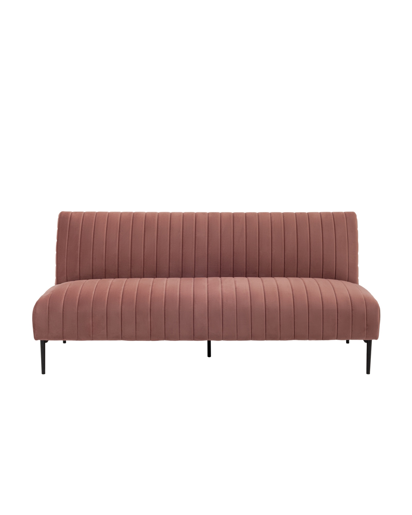 Диван прямой Дрезден велюр пыльно-розовый Stool Group