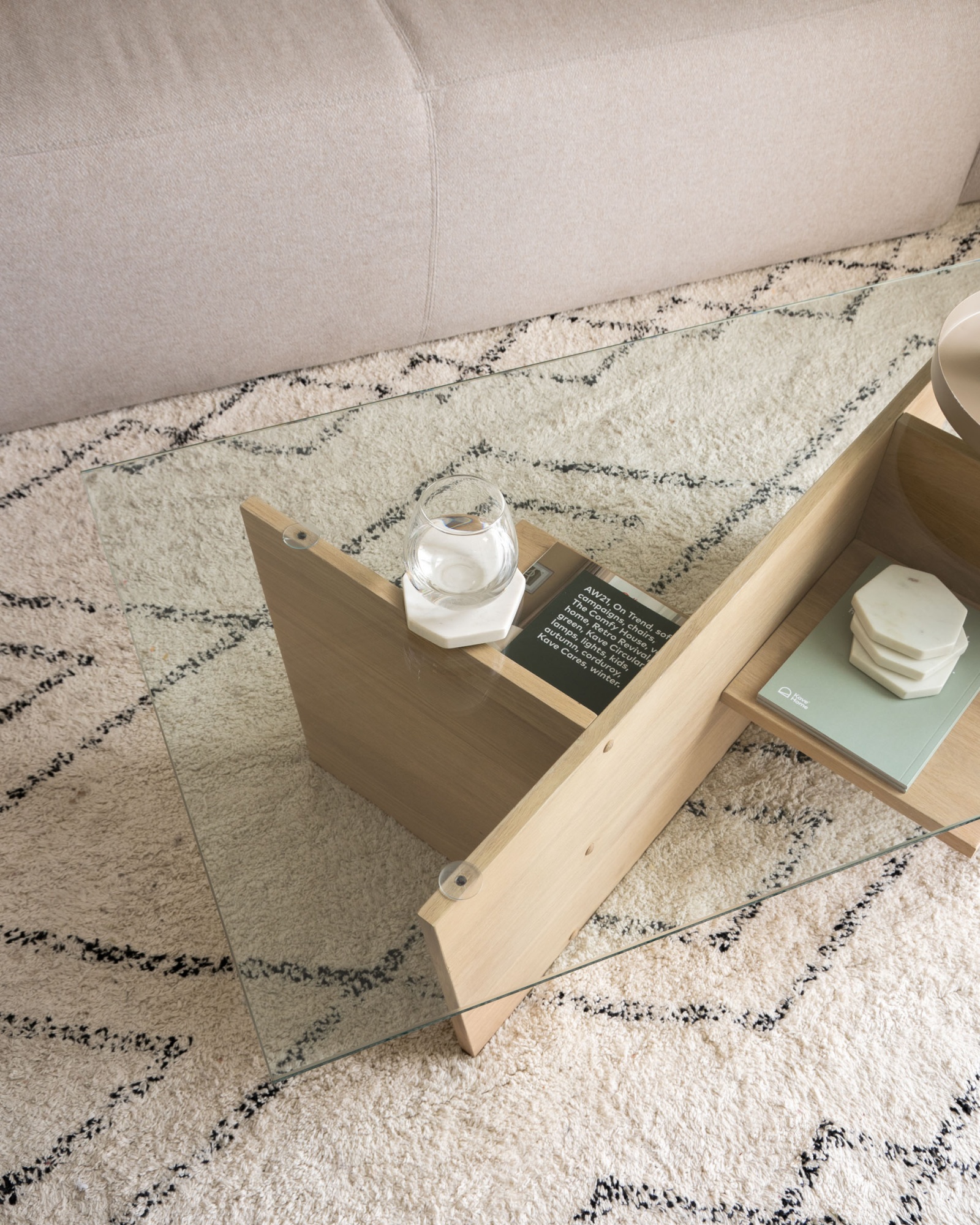 Журнальный столик Balwind 110 x 60 дуб La Forma (ex Julia Grup)