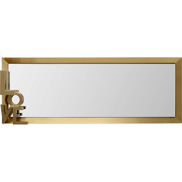 Зеркало настенное Love Letters 3D 110x40cm KARE 71070