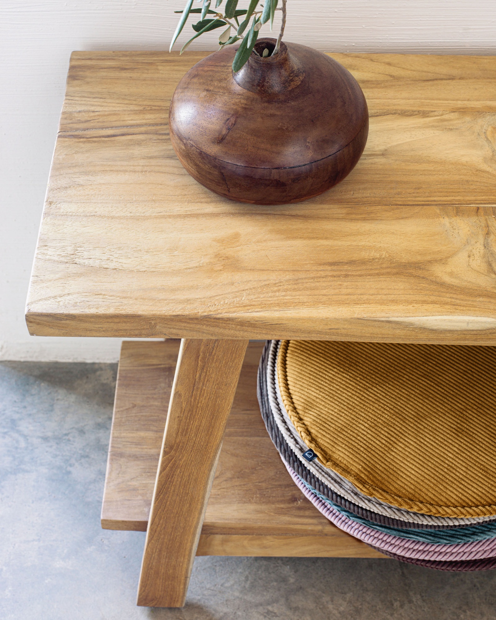 Скамья Safara из переработанного тика 150 см La Forma (ex Julia Grup)