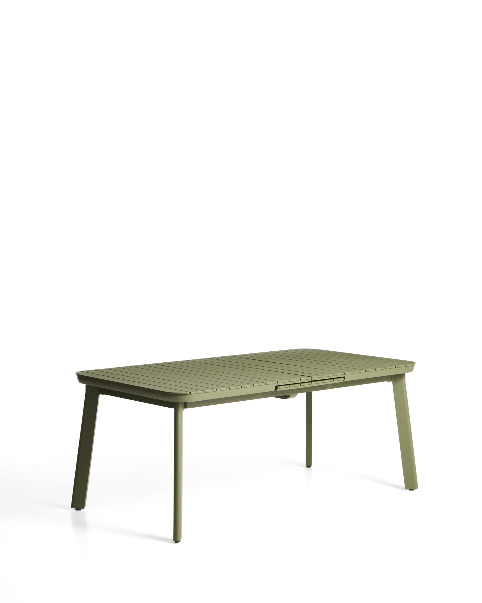 Раздвижной уличный стол Izola из алюминия с зеленой отделкой, 185 (235) x 100 см La Forma 482263