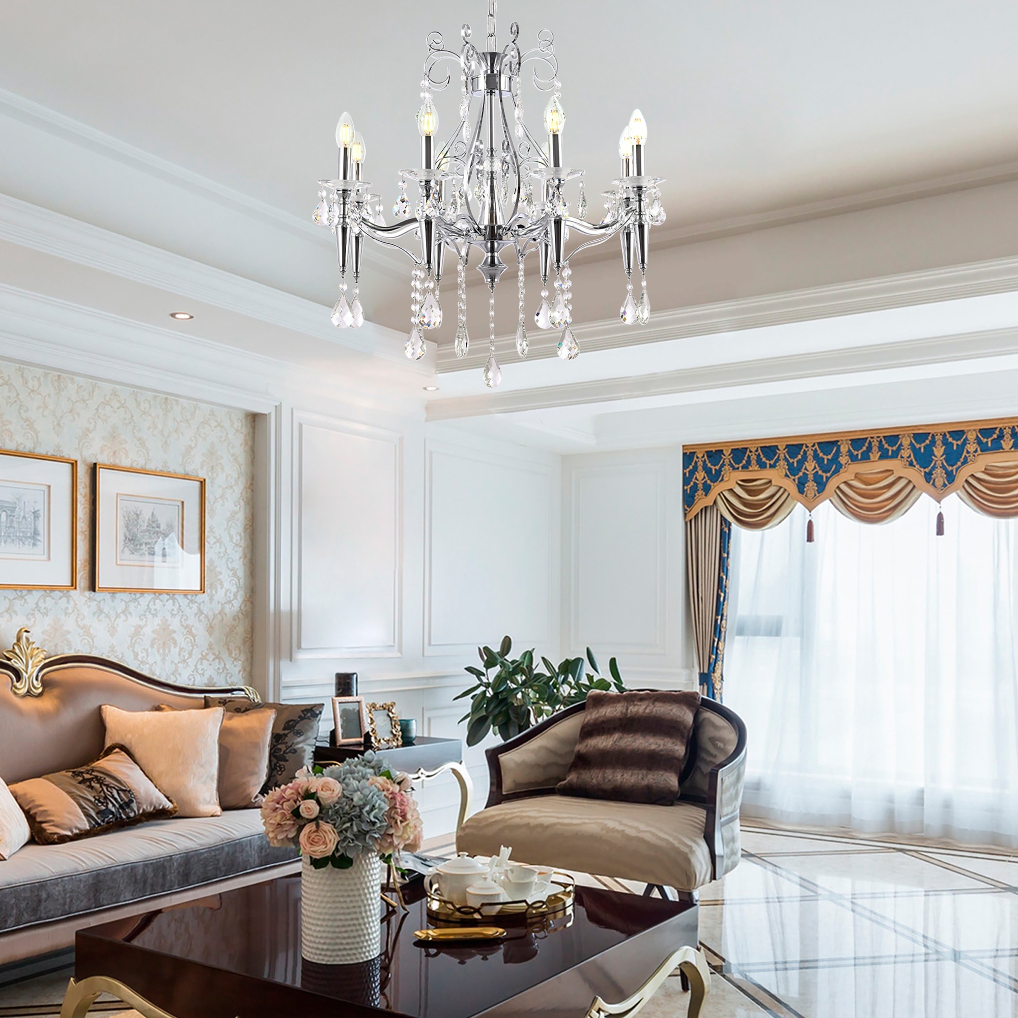 Люстра 347710/8 CR Arte Milano