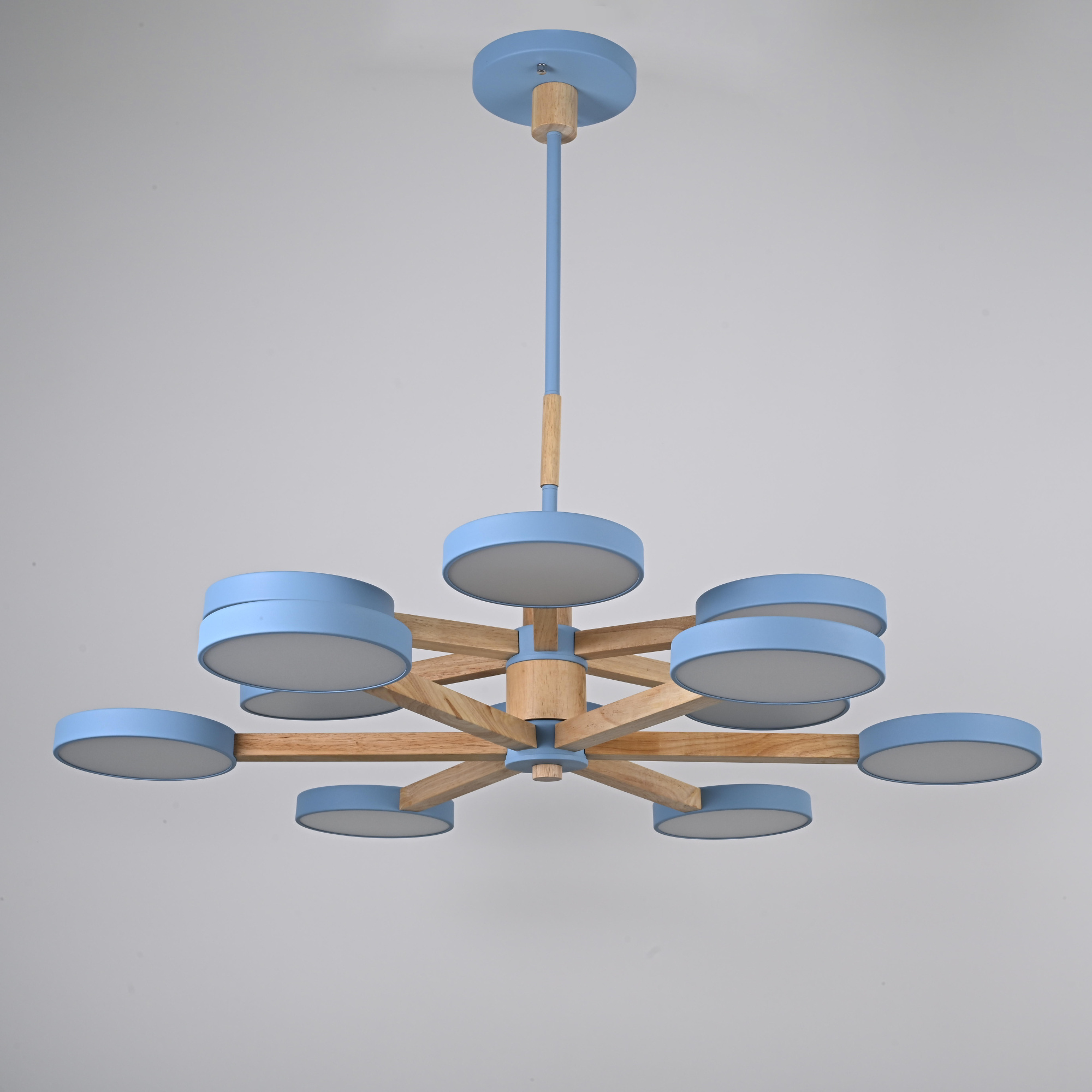 Подвесная люстра TURNA DBL L12 Blue by ImperiumLoft