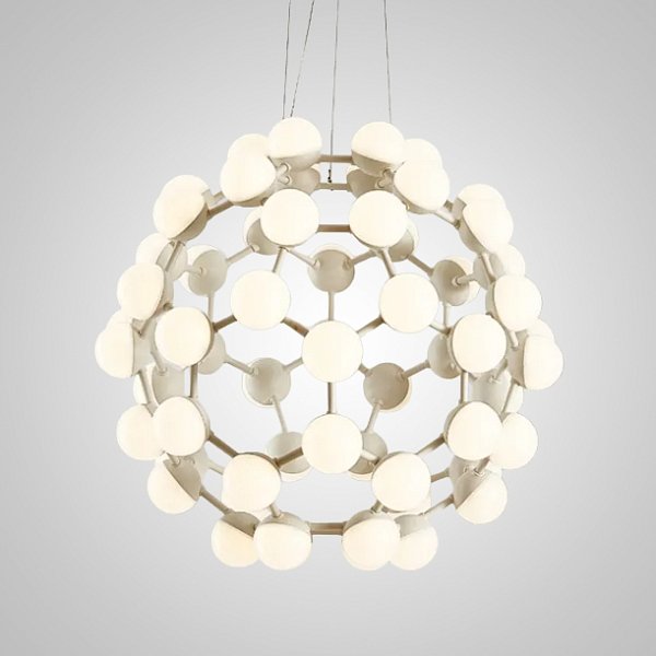 Подвесная люстра MESH D75 White by ImperiumLoft