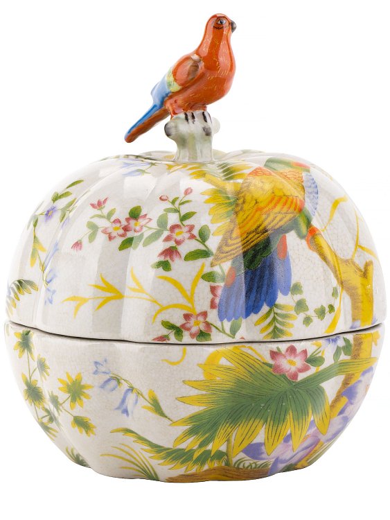 Шкатулка с птичкой Glasar 31G2248/B323GC/W3615E