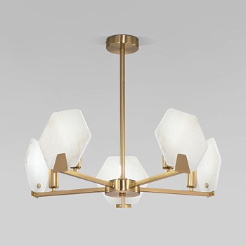 Люстра на штанге Eurosvet 60158/5 латунь