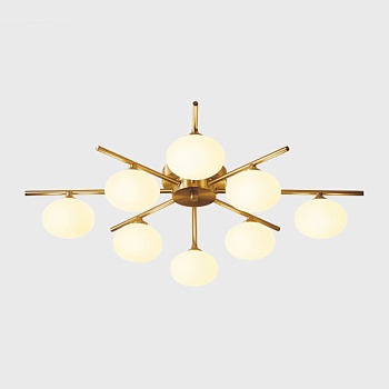 Потолочная люстра DAHLIA B L8 White by ImperiumLoft