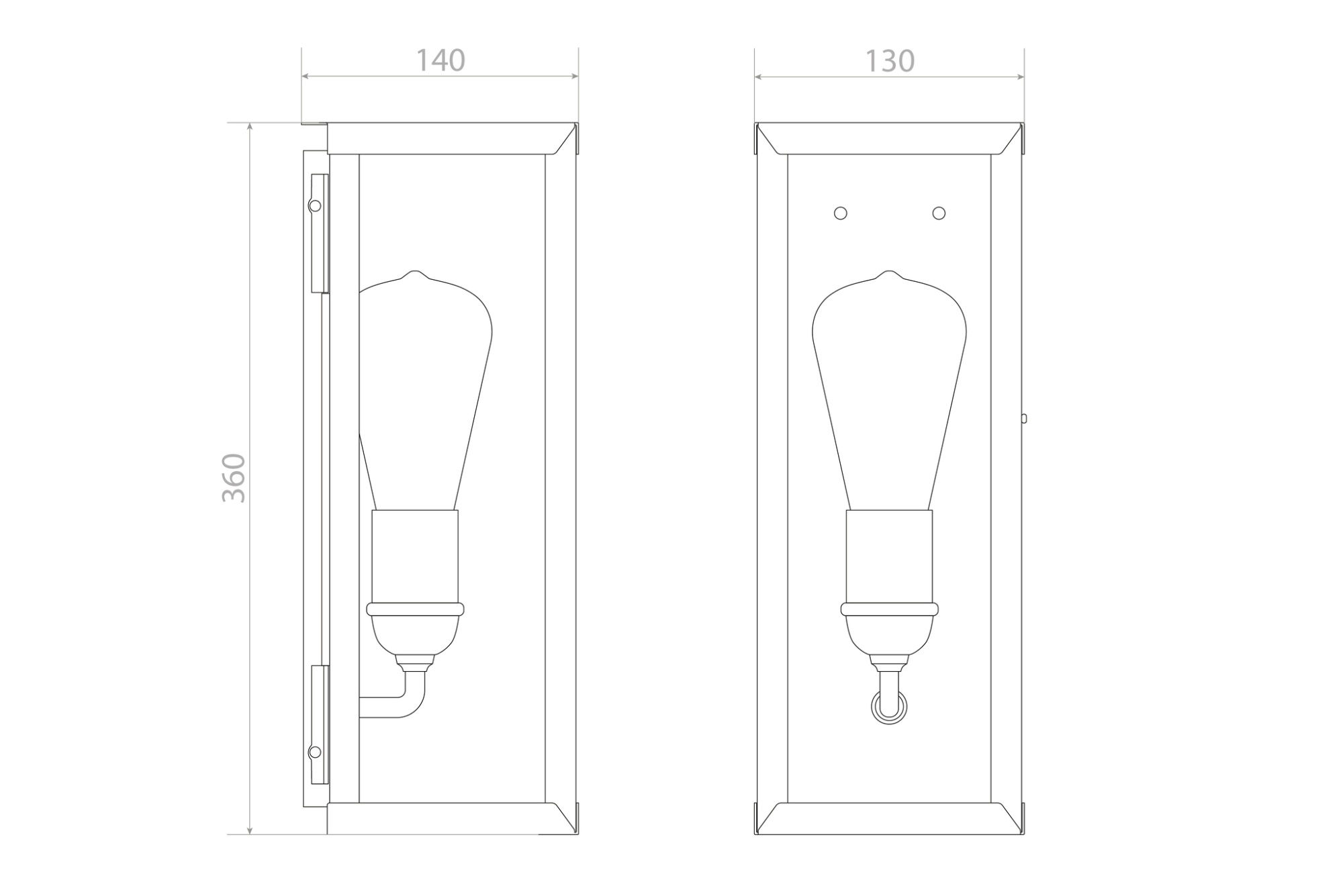 Настенный светильник Covali WL-38004