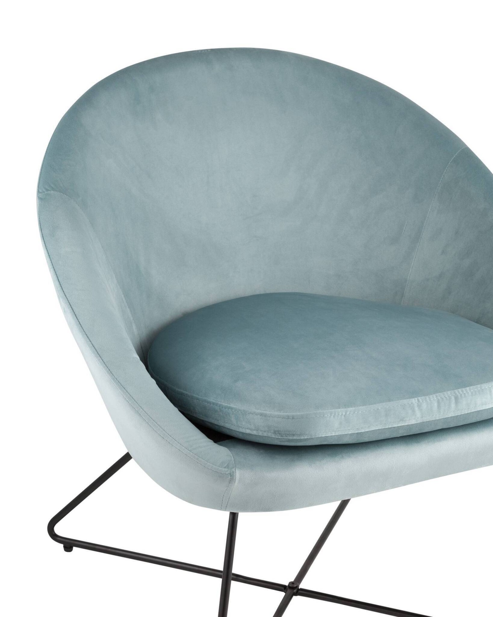 Кресло Колумбия пыльно-голубое Stool Group