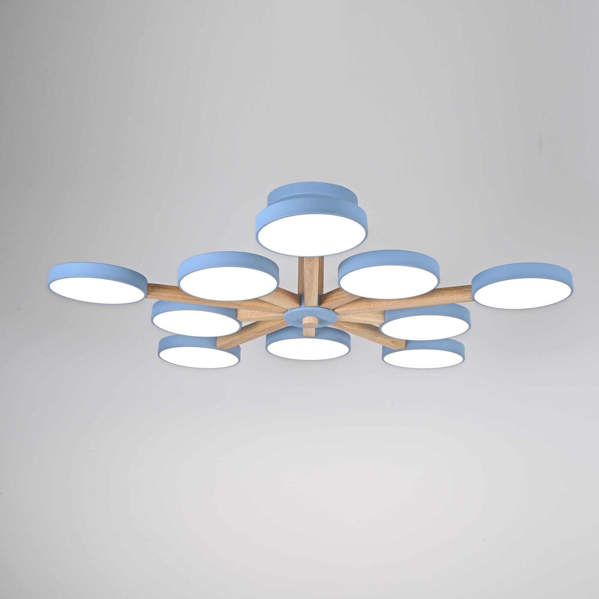 Потолочный светильник TURNA L10 Blue by ImperiumLoft