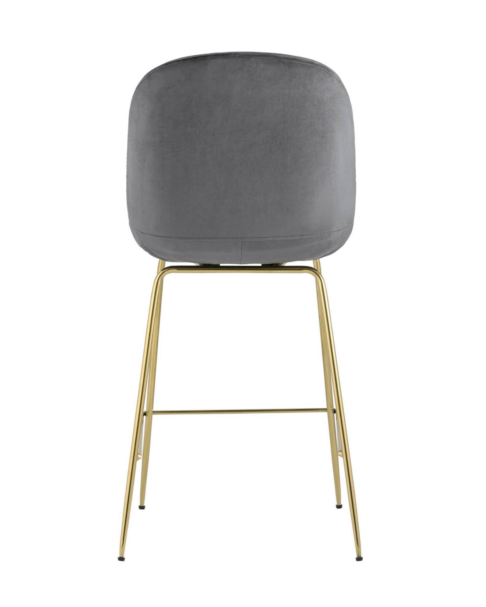 Стул полубарный Beetle со спинкой серый Stool Group