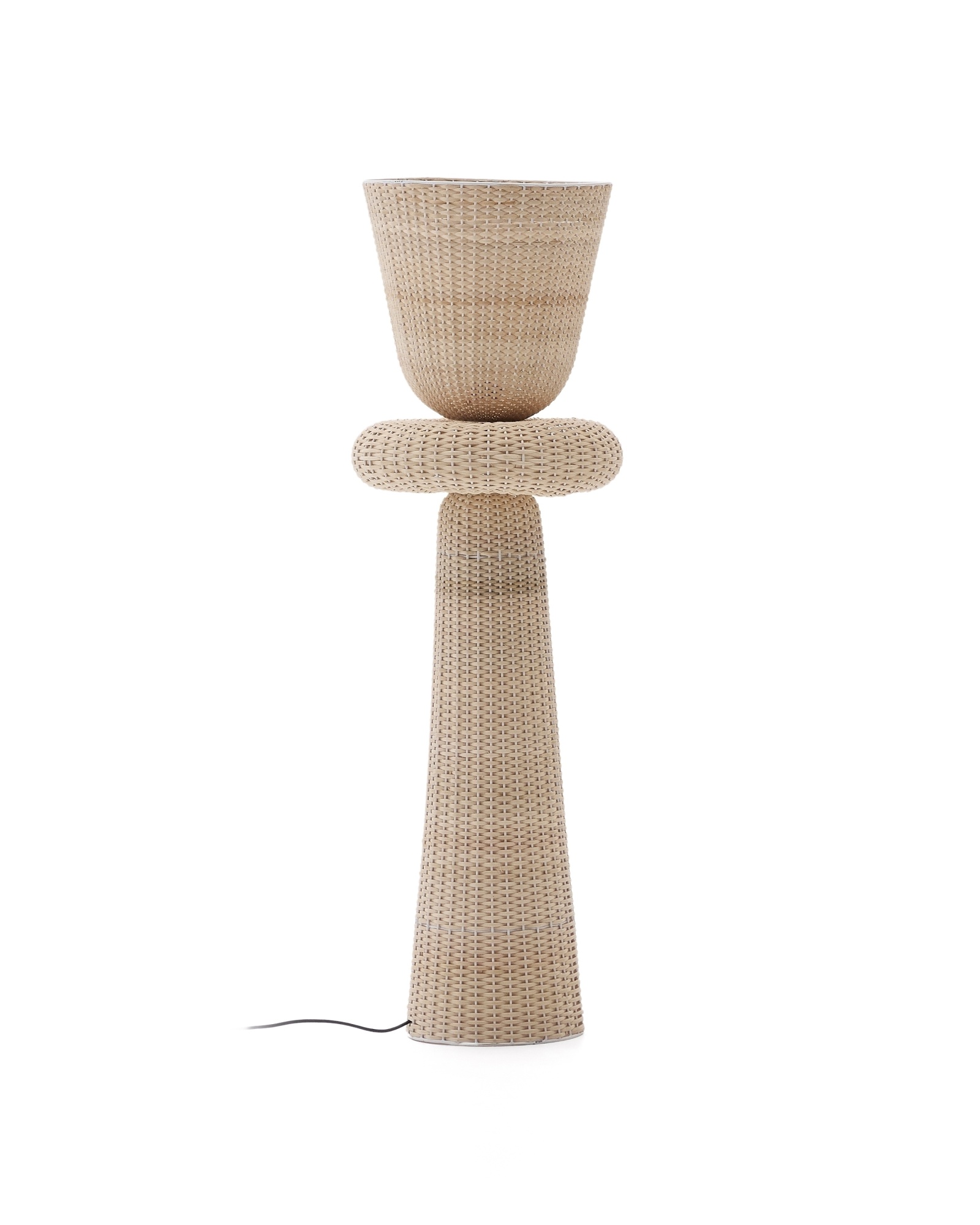 Neuda Торшер из ротанга со светлой отделкой La Forma (ex Julia Grup)