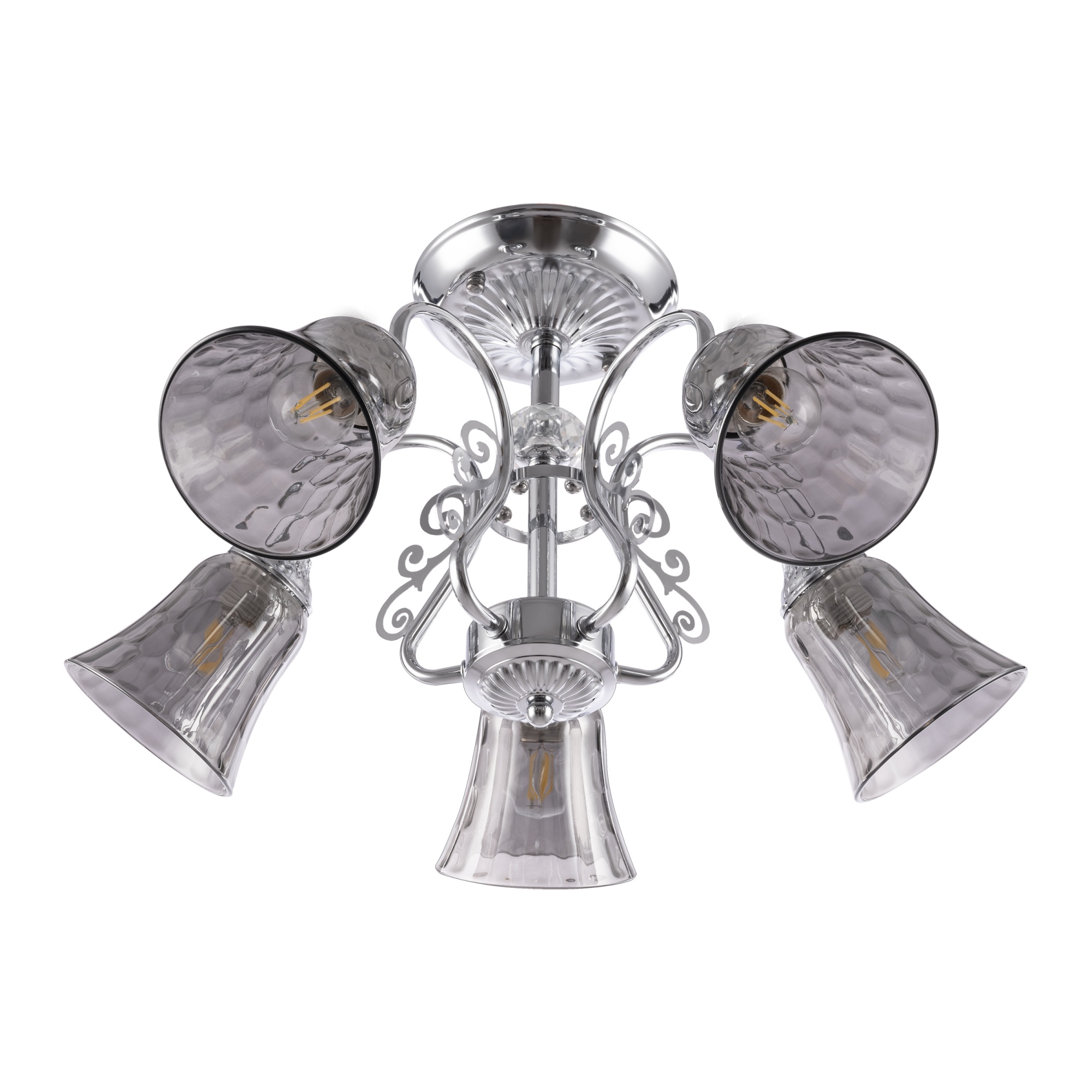 Люстра с плафонами 340800/5 CR Arte Milano