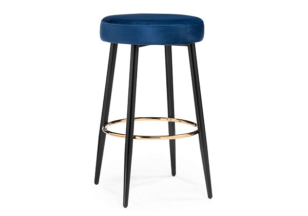Барный стул Woodville dark blue 15066