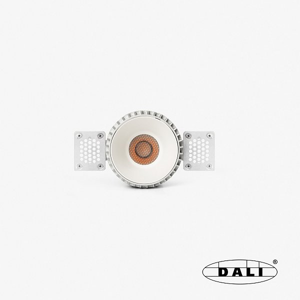 Tulipa Белый встраиваемый даунлайт без рамки 7W 15° 2700K CRI90 DALI Faro