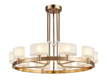 Люстра на штанге Newport 4338+2/C new gold