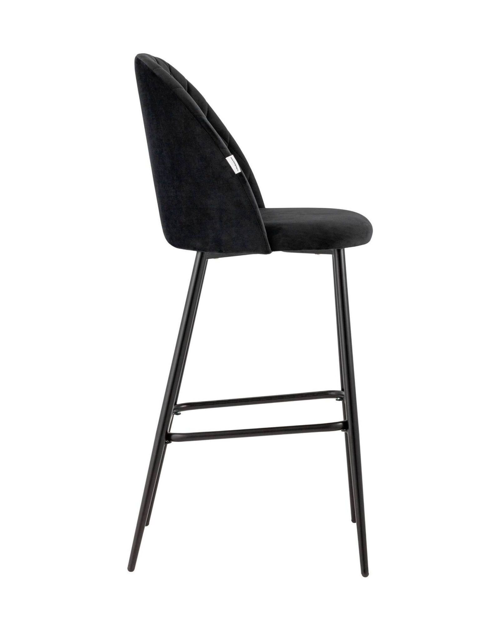 Стул барный Марсель велюр черный Stool Group