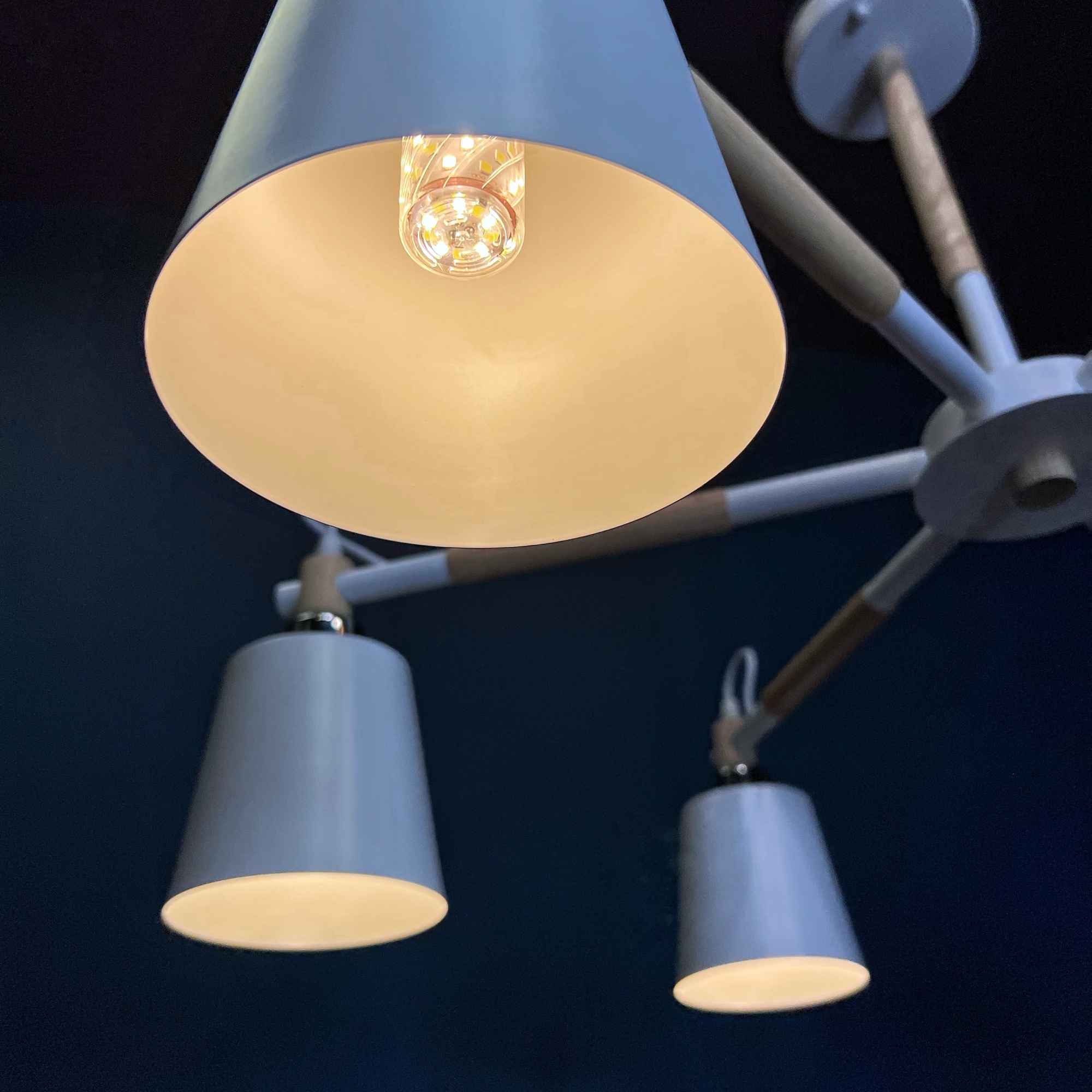 Люстра на штанге VARDA 6 lamps WH by ImperiumLoft