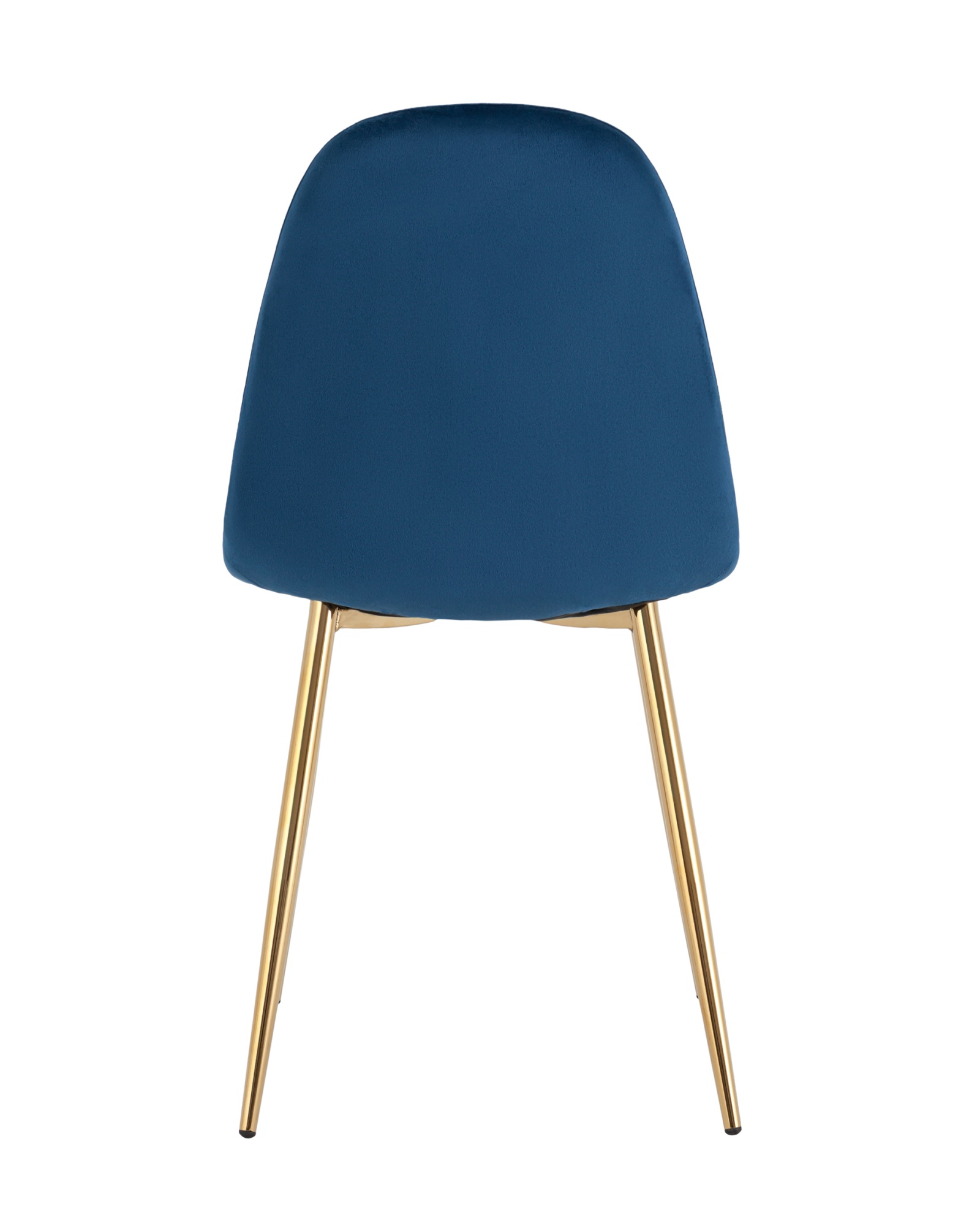 Стул Валенсия SN велюр темно-синий золотые ножки Stool Group
