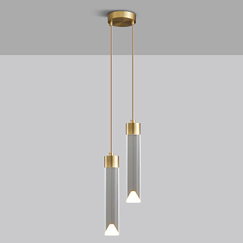 Подвесной светильник SAKRIS DUO Brass by ImperiumLoft