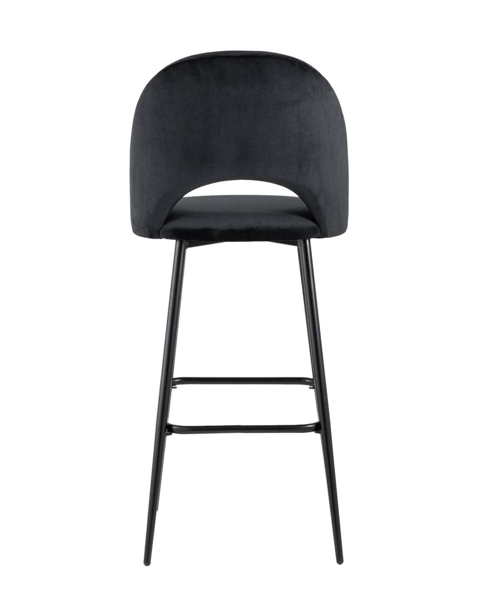 Стул барный Меган велюр черный Stool Group