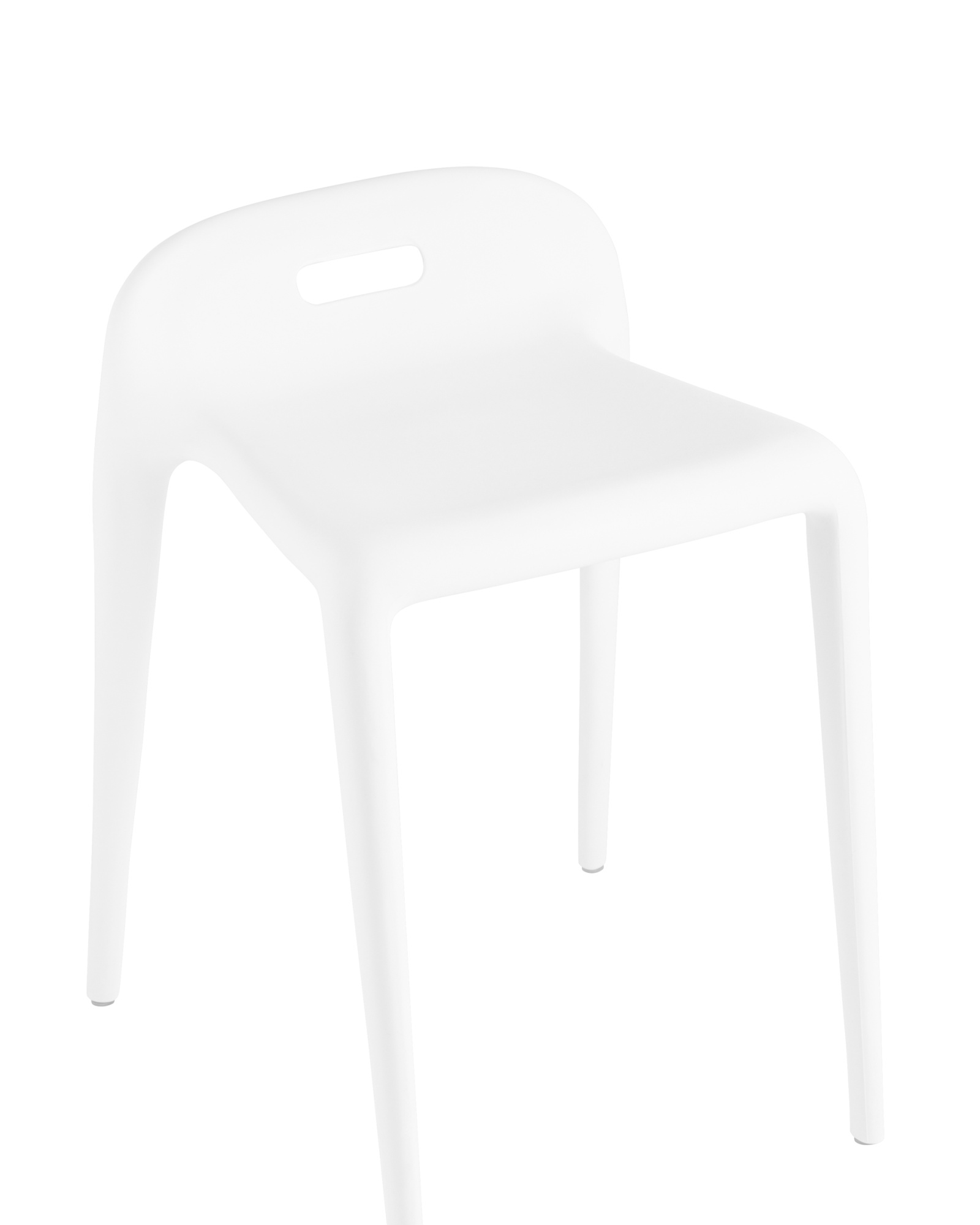 Табурет Sletten пластик белый Stool Group