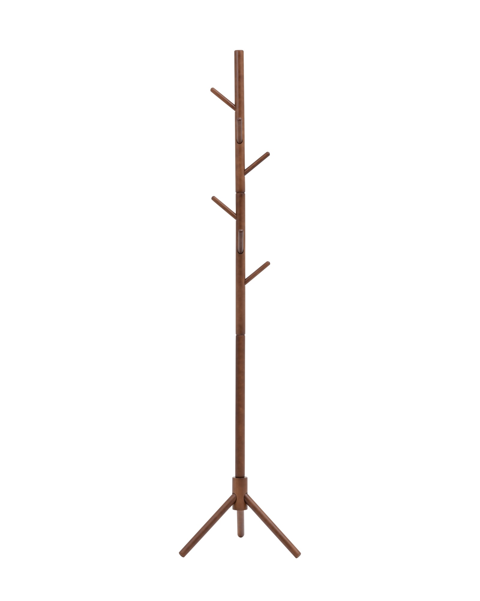 Вешалка напольная Hook темное дерево Stool Group
