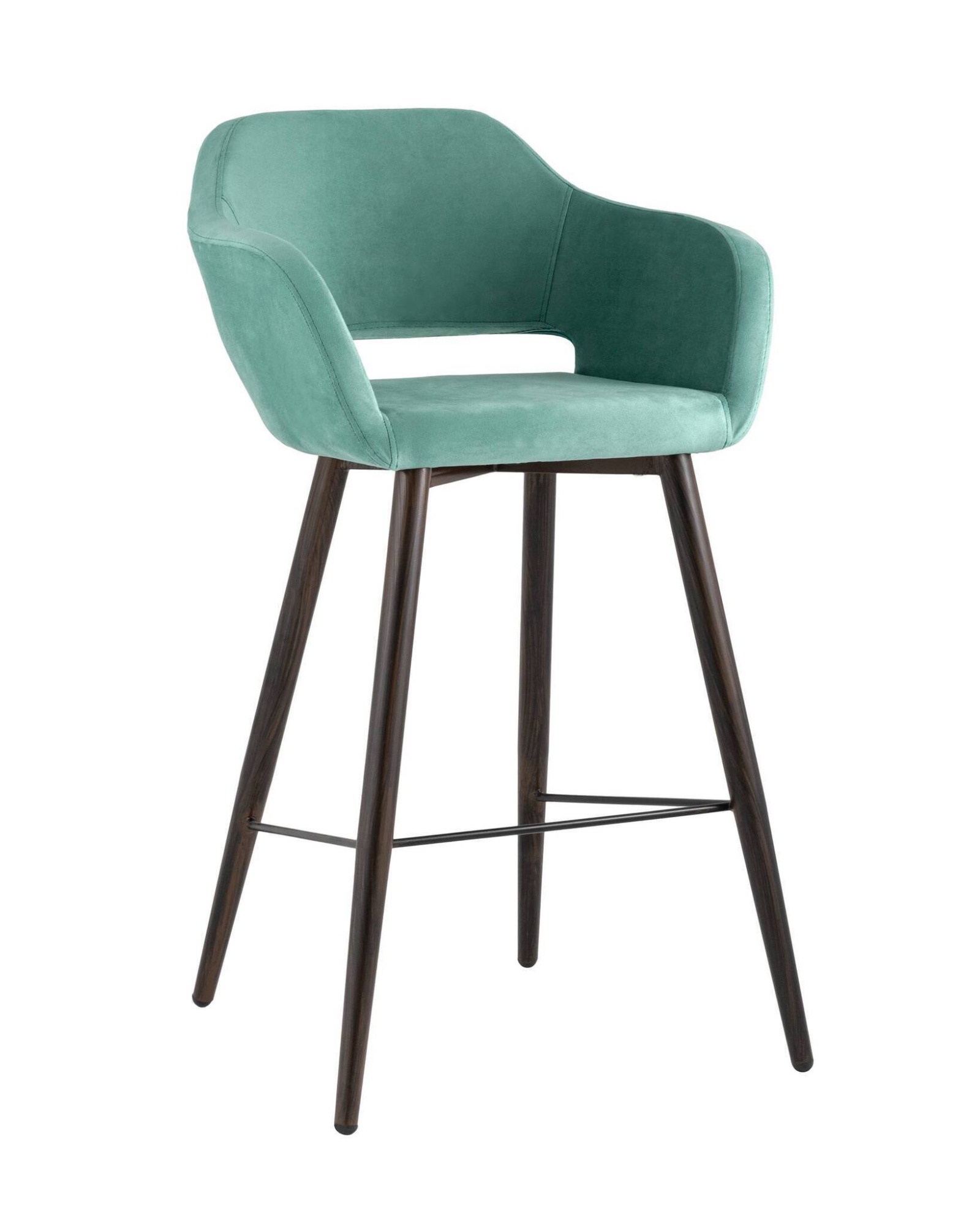 Стул барный Саймон велюр морской Stool Group