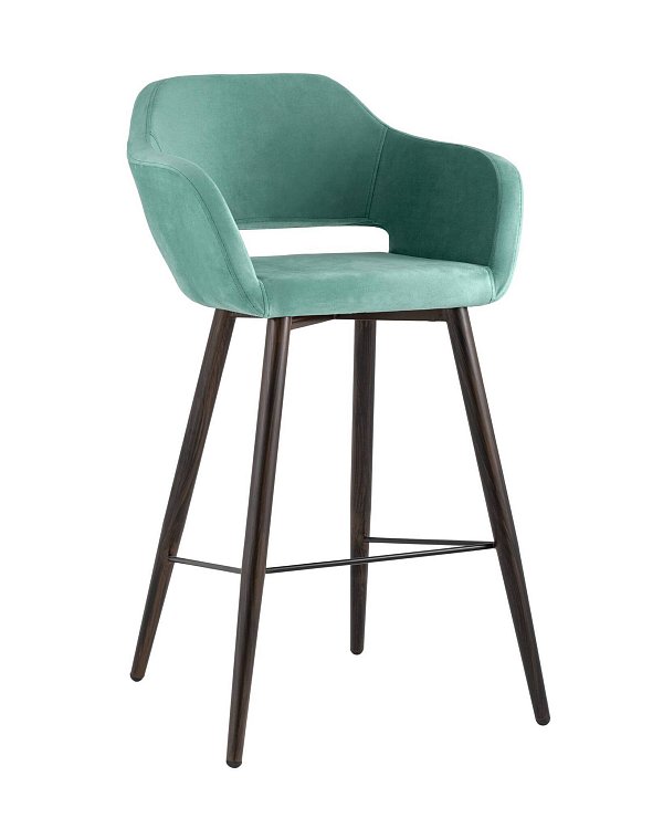 Стул барный Саймон велюр морской Stool Group