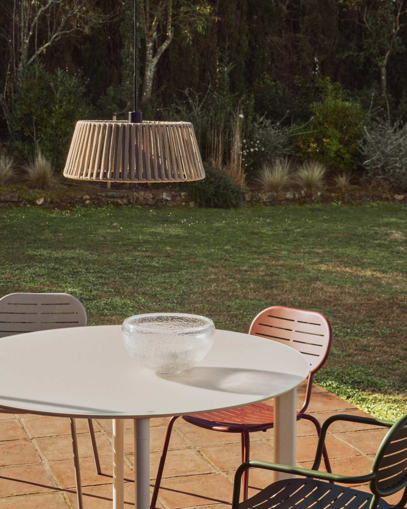 Абажур для подвесного светильника Aldet бежевый, Ø46 см La Forma 482401