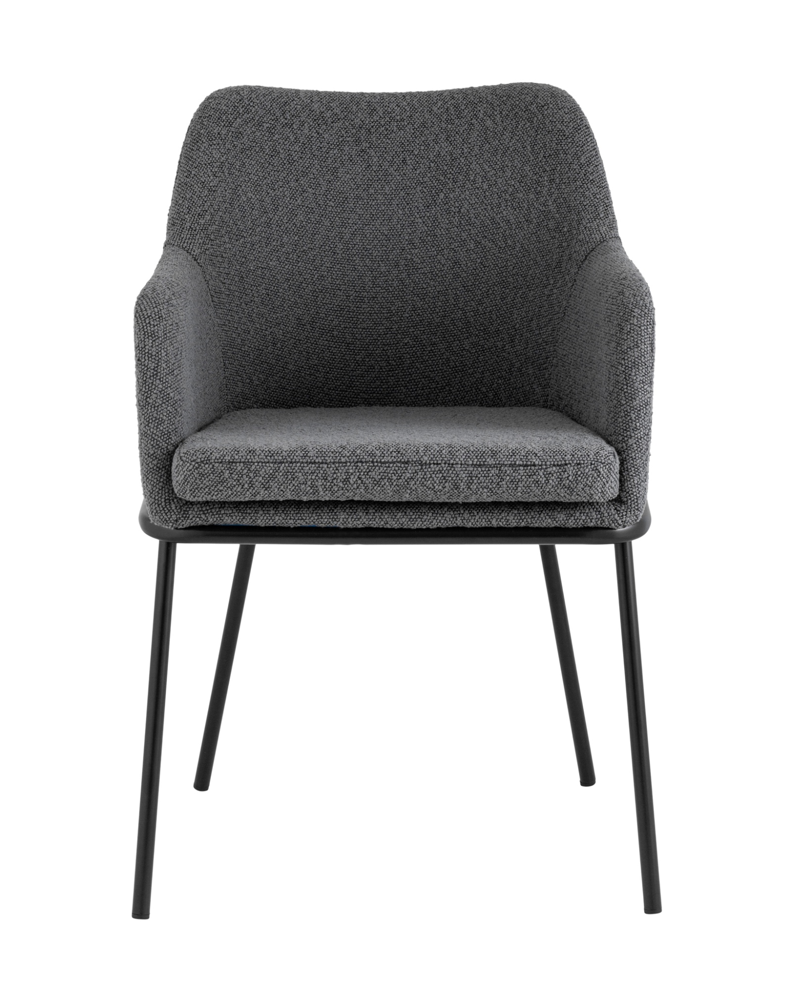 Стул Кози ткань букле тёмно-серый Stool Group